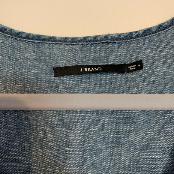 Brand New Jean Romper with Pockets - Picture 3 of 5